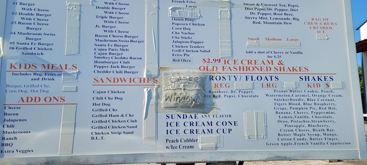 Big Chew Chew's Burgers Menu - Image 5